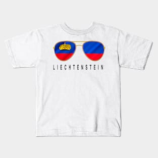 Liechtenstein Sunglasses, Liechtenstein Flag, Liechtenstein gift ,  Liechtensteiner , Kids T-Shirt